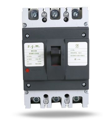 Qualität  Custom LOGO MCCB SGM3-250S 3P Magnetic MCCB Molded Case Circuit Breaker SGM3-250S usine